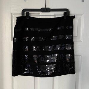 MEXX Black Sequins Skirt size 38